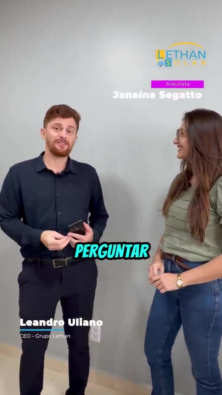 Entrevista com Janaína Segatto - cliente arquiteta da Lethan Solar
