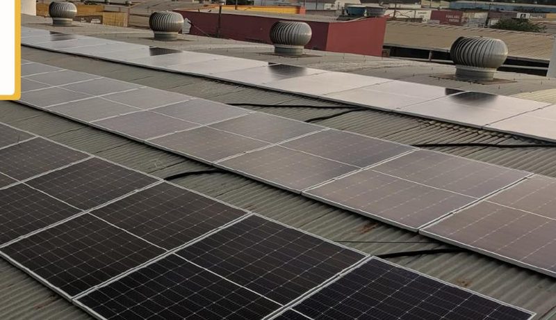 Obra Marista Bosch Car em Cáceres - 33,1 kWp · 3.970 kWh/mês instalados pela Lethan Solar