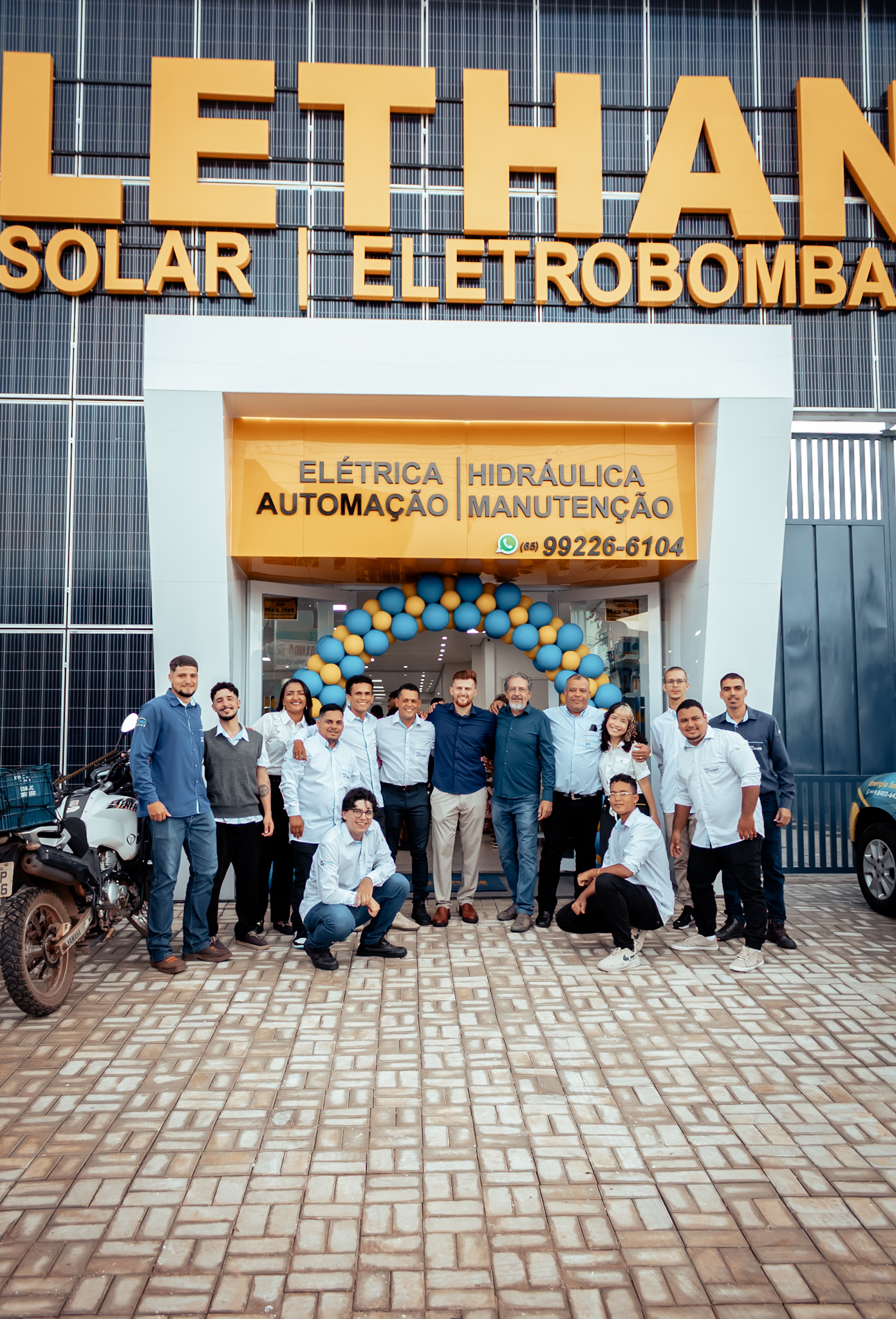 Equipe do Grupo Lethan - Especialistas em Energia Solar em Cáceres e Cuiabá